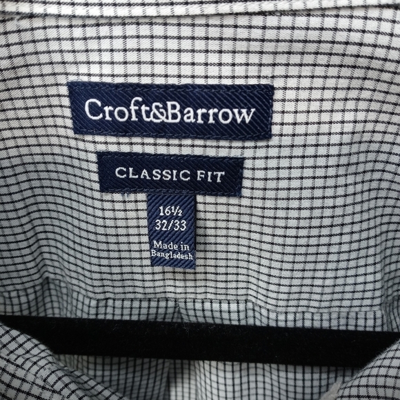 Croft & Barrow men's long sleeve button front dres - Picture 3 of 7